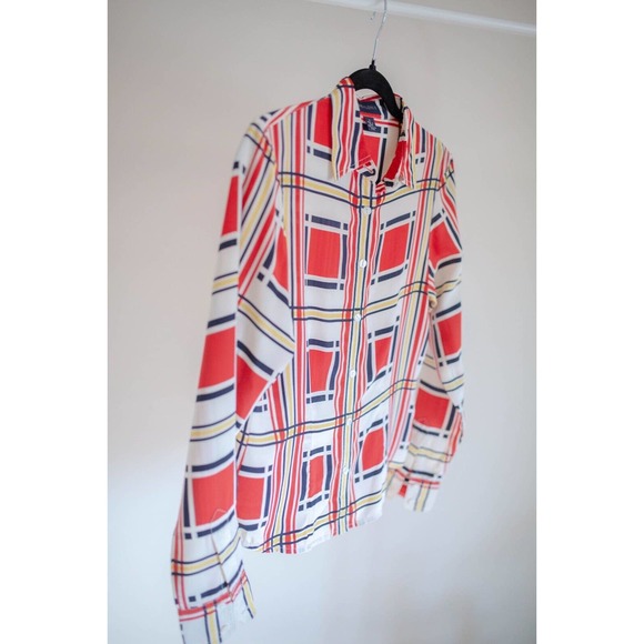 Anne Klein II 100% Silk Womens Button Down Blouse SZ 2 - Picture 4 of 10